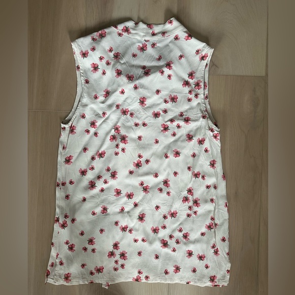 Newlily Sleeveless Neck Tie Blouse Size Small - Picture 6 of 7